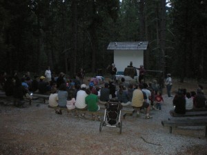 Campfire Program at Malakoff Diggins Chute Hill Campground
